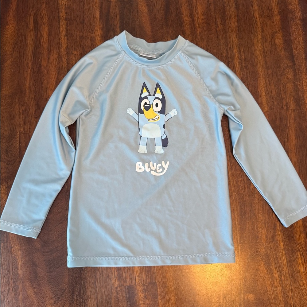 New Bluey Long Sleeve Rash Guard Top
